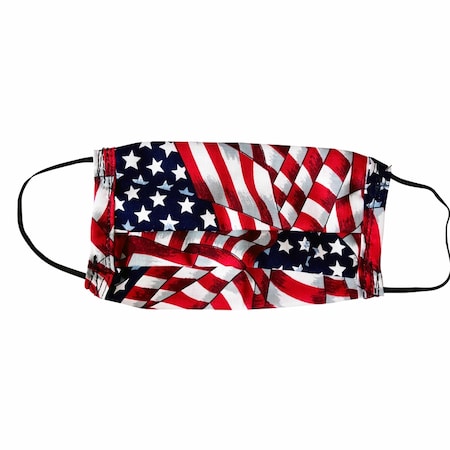 Amerimask AmeriMask American Flag Face Mask Multicolored 1 pk MSK.FL